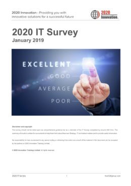 IT Survey January 2019 (2020 Innovation)